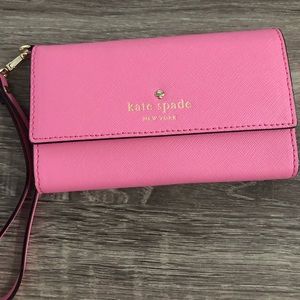 Kate Spade ♠️ IPhone case/wallet with mirror